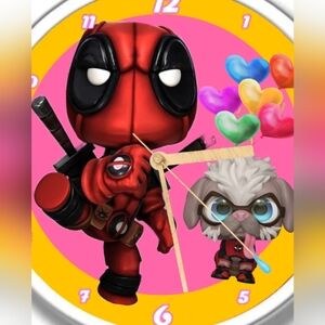Deadpool n pooch clock